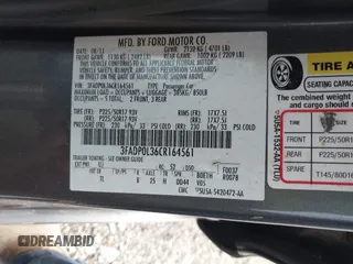 2012 Ford Fusion Hybrid с VIN 3FADP0L36CR164561, выставлен на аукционе IAAI как лот 42126136 с пробегом 172 387 миль миль и . История ставок и продаж доступна на DreamBid. Изображение 9.