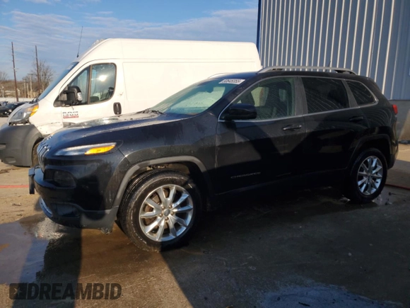 2015 Jeep Cherokee Limited with VIN 1C4PJMDS7FW717824, listed as a Copart auction lot 50645355 with 132,594 mi miles and Salvage Title. Bid and sale history available at carsss.com. Image 1.
