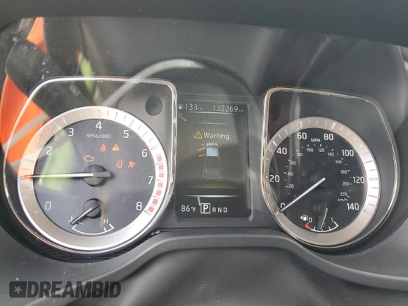 2017 Nissan Titan SL with VIN 1N6AA1E6XHN536129, listed as a Copart auction lot 60496415 with 132,269 mi miles and Salvage title. Bid and sale history available at DreamBid. Image 9.