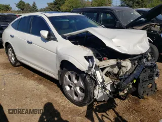 2010 Honda Accord Crosstour EX-L with VIN 5J6TF2H56AL801646, listed as a Copart auction lot 70625144 with 143,711 mi miles and Salvage Title. Bid and sale history available at carsss.com. Image 4.