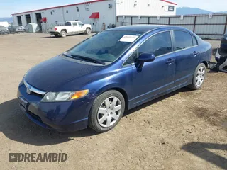 2007 Honda Civic Sdn LX with VIN 1HGFA16587L124463, listed as a IAAI auction lot 42042736 with 189,929 mi miles. Bid and sale history available at carsss.com. Image 2.