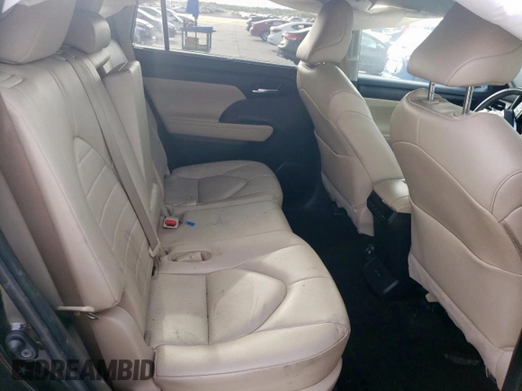 2023 Toyota Highlander L with VIN 5TDKDRAH8PS037181, listed as a Copart auction lot 61659995 with 53,767 mi miles and Salvage title. Bid and sale history available at DreamBid. Image 11.