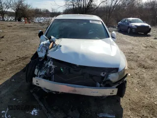 2012 Acura TSX Tech Pkg with VIN JH4CU2F66CC021056, listed as a Copart auction lot 48221775 with 0 mi miles and Salvage Title. Bid and sale history available at carsss.com. Image 5.