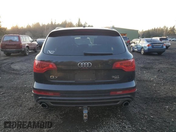 2015 Audi Q7 3.0T S line Prestige with VIN WA1DGBFE0FD002533, listed as a Copart auction lot 42958725 with 183,133 mi miles and Salvage Title. Bid and sale history available at carsss.com. Image 6.