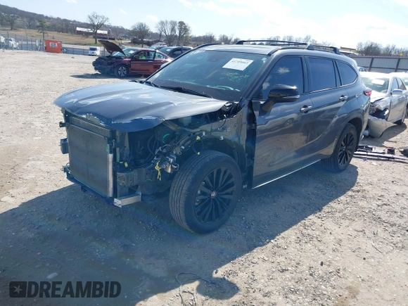 2023 Toyota Highlander L with VIN 5TDKDRBH2PS018687, listed as a IAAI auction lot 41709063 with 36,968 mi miles and . Bid and sale history available at DreamBid. Image 18.
