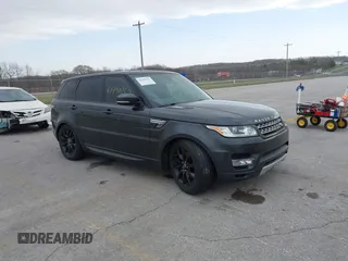 2015 Land Rover Range Rover Sport HSE with VIN SALWR2VF6FA508154, listed as a IAAI auction lot 41790257 with 161,399 mi miles. Bid and sale history available at carsss.com. Image 1.