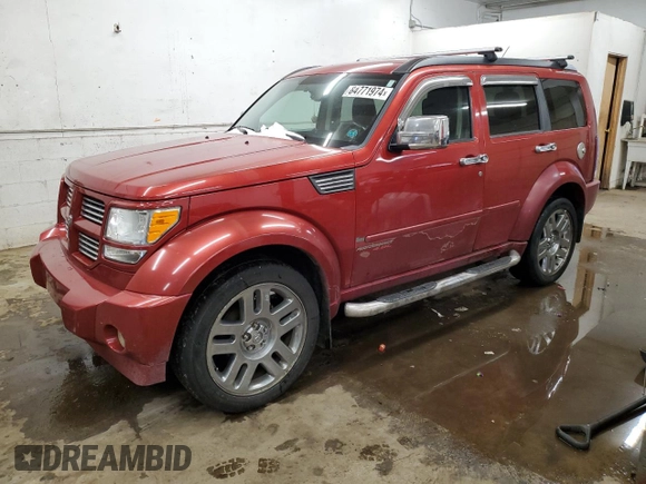 2008 Dodge Nitro R/T with VIN 1D8GU58678W123779, listed as a Copart auction lot 84771974 with 138,543 mi miles and Non Repairable. Bid and sale history available at DreamBid. Image 1.