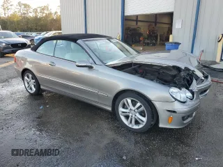 2006 Mercedes-Benz CLK 350 with VIN WDBTK56G66T060220, listed as a Copart auction lot 76300944 with 74,712 mi miles and Clean Title. Bid and sale history available at DreamBid. Image 4.