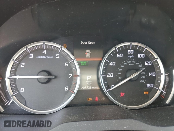 2014 Acura MDX Technology with VIN 5FRYD3H41EB001441, listed as a Copart auction lot 49860305 with 205,236 mi miles and Salvage Title. Bid and sale history available at DreamBid. Image 9.