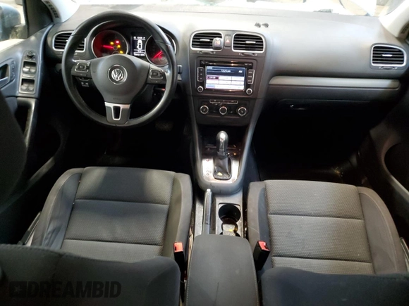 2012 Volkswagen Golf TDI with VIN WVWDM7AJ0CW144803, listed as a Copart auction lot 61574455 with 184,152 mi miles and Salvage title. Bid and sale history available at DreamBid. Image 8.