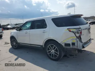 2017 Ford Explorer XLT z VIN 1FM5K7D88HGB49909, wystawiony jako Copart lot #59027255 z przebiegiem 133 536 mil mil oraz Szkoda całkowita • Salvage title. Historia ofert i sprzedaży dostępna na DreamBid. Obrazek 2.