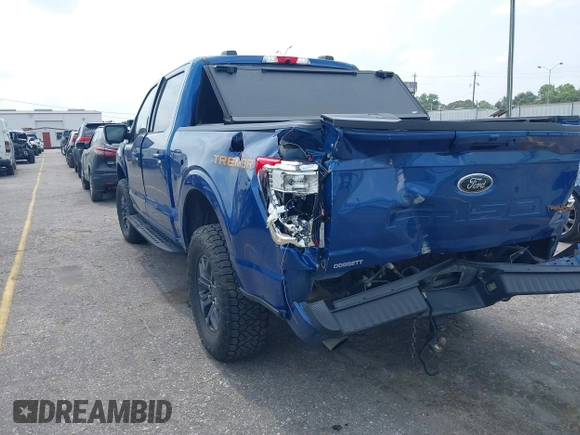 2022 Ford F-150 XL with VIN 1FTEW1E8XNFB41817, listed as a IAAI auction lot 39462294 with 41,456 mi miles and . Bid and sale history available at DreamBid. Image 3.