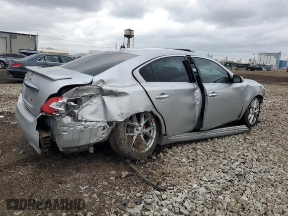 2009 Nissan Maxima SV with VIN 1N4AA51E79C832364, listed as a Copart auction lot 52252355 with 152,191 mi miles and Salvage Title. Bid and sale history available at DreamBid. Image 3.