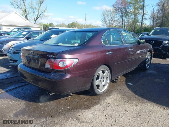 2002 Lexus ES 300 with VIN JTHBF30G525015040, listed as a IAAI auction lot 41969408 with 175,587 mi miles. Bid and sale history available at carsss.com. Image 4.