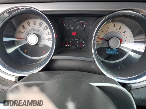 2011 Ford Mustang GT with VIN 1ZVBP8FF2B5158034, listed as a Copart auction lot 73956514 with 140,462 mi miles and Salvage Title. Bid and sale history available at DreamBid. Image 9.