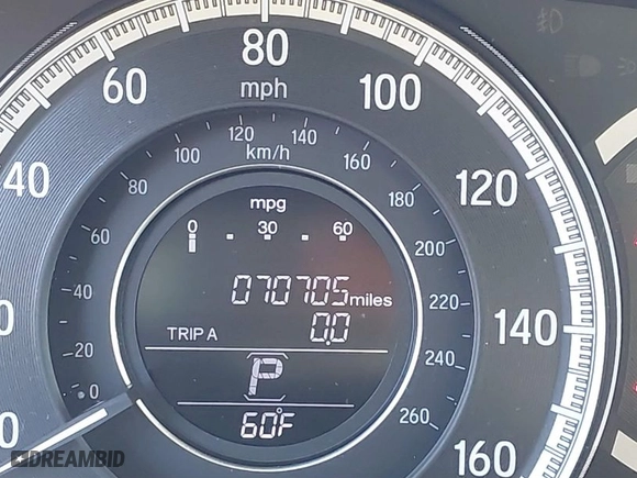 2016 Honda Accord Sedan EX with VIN 1HGCR2F77GA226710, listed as a IAAI auction lot 41797019 with 70,705 mi miles. Bid and sale history available at carsss.com. Image 15.