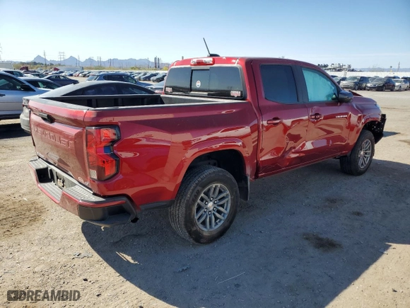 2023 Chevrolet Colorado 2WD LT with VIN 1GCPSCEK7P1199279, listed as a Copart auction lot 50560155 with 25,320 mi miles and Salvage Title. Bid and sale history available at carsss.com. Image 3.