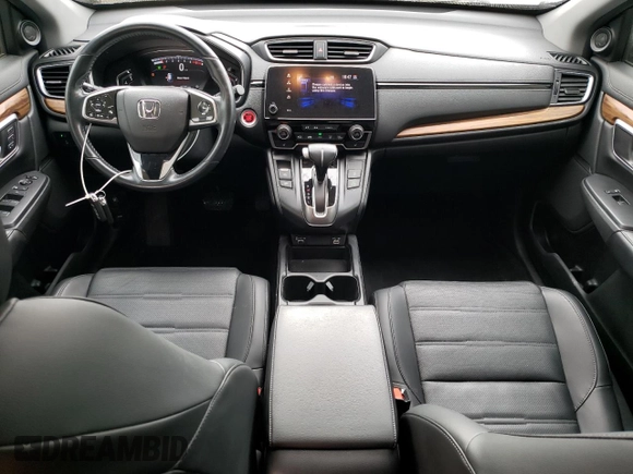 2020 Honda CR-V EX-L with VIN 2HKRW1H85LH405624, listed as a Copart auction lot 49845785 with 57,485 mi miles and Salvage Title. Bid and sale history available at carsss.com. Image 8.