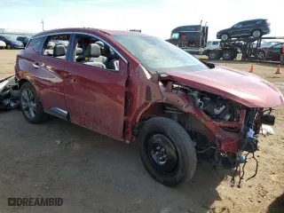 2020 Nissan Murano Platinum with VIN 5N1AZ2DS0LN154423, listed as a Copart auction lot 47745955 with 51,379 mi miles and Salvage Title. Bid and sale history available at carsss.com. Image 4.
