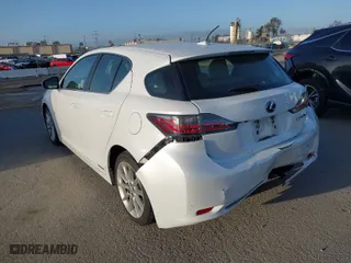2013 Lexus CT 200h Hybrid with VIN JTHKD5BHXD2155841, listed as a IAAI auction lot 41939202 with 122,302 mi miles. Bid and sale history available at carsss.com. Image 3.