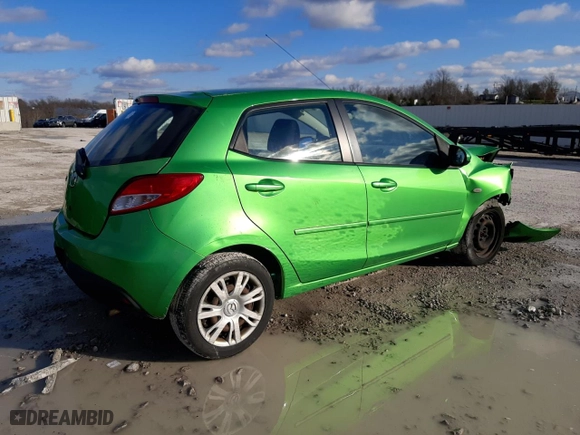 2013 Mazda Mazda2 Sport with VIN JM1DE1KY4D0166491, listed as a Copart auction lot 85989224 with 147,728 mi miles and Salvage Title. Bid and sale history available at carsss.com. Image 3.