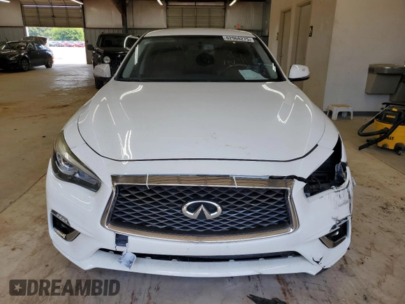 2021 Infiniti Q50 Pure with VIN JN1EV7AP7MM700174, listed as a Copart auction lot 62968275 with Not provided miles and Clean title. Bid and sale history available at DreamBid. Image 5.