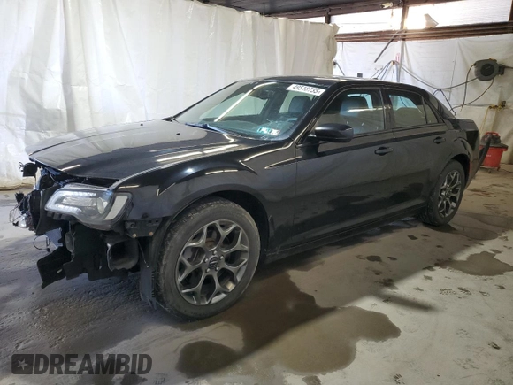 2015 Chrysler 300 with VIN 2C3CCAGG6FH787381, listed as a Copart auction lot 49518735 with 76,937 mi miles and Salvage Title. Bid and sale history available at carsss.com. Image 1.