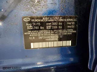 2016 Hyundai Elantra SE with VIN 5NPDH4AE9GH752787, listed as a Copart auction lot 50518315 with 218,986 mi miles and Salvage Title. Bid and sale history available at carsss.com. Image 12.
