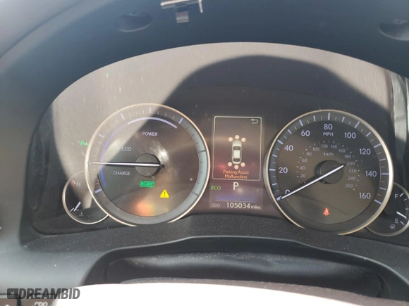 2016 Lexus ES 300h Hybrid with VIN JTHBW1GG8G2123199, listed as a Copart auction lot 47843495 with 105,034 mi miles and Clean Title. Bid and sale history available at carsss.com. Image 9.