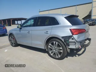 2018 Audi SQ5 Prestige with VIN WA1C4AFY2J2234161, listed as a Copart auction lot 74391484 with 57,817 mi miles and Salvage Title. Bid and sale history available at DreamBid. Image 2.