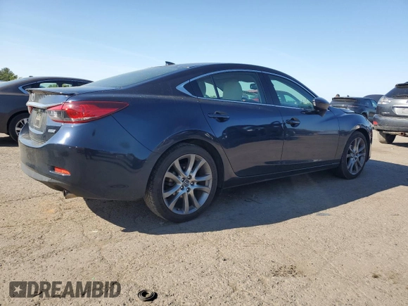 2015 Mazda 6 i Grand Touring with VIN JM1GJ1W54F1219695, listed as a Copart auction lot 54693755 with 125,314 mi miles and Salvage Title. Bid and sale history available at DreamBid. Image 3.