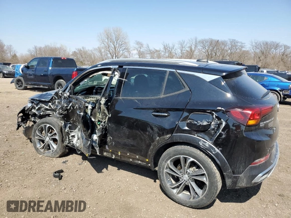 2022 Buick Encore GX Essence with VIN KL4MMGSL6NB138380, listed as a Copart auction lot 50515375 with 42,295 mi miles and Salvage title. Bid and sale history available at DreamBid. Image 2.