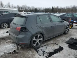 2016 Volkswagen Golf GTI SE with VIN 3VW5T7AU9GM051721, listed as a Copart auction lot 46469375 with 154,734 mi miles and Salvage Title. Bid and sale history available at carsss.com. Image 3.