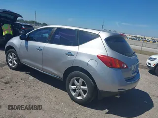 2009 Nissan Murano SL with VIN JN8AZ18U09W101917, listed as a IAAI auction lot 41856099 with 194,809 mi miles. Bid and sale history available at carsss.com. Image 3.