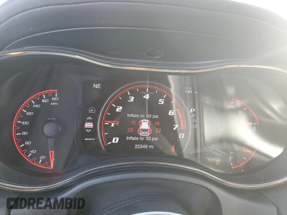 2020 Dodge Durango SRT with VIN 1C4SDJGJ1LC116456, listed as a Copart auction lot 88345715 with 22,349 mi miles and Clean Title. Bid and sale history available at DreamBid. Image 9.