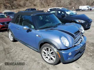 2006 MINI Convertible S with VIN WMWRH33566TJ42639, listed as a Copart auction lot 49452255 with 81,733 mi miles and Salvage title. Bid and sale history available at DreamBid. Image 4.