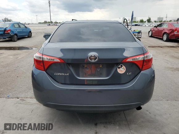 2016 Toyota Corolla L with VIN 2T1BURHE8GC654195, listed as a Copart auction lot 58314485 with 136,951 mi miles and Salvage title. Bid and sale history available at DreamBid. Image 6.