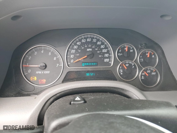 2005 GMC Envoy SLE with VIN 1GKDS13S252350129, listed as a Copart auction lot 79076674 with 90,721 mi miles and Salvage Title. Bid and sale history available at carsss.com. Image 9.