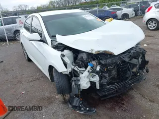 2017 Hyundai Accent SE with VIN KMHCT4AE6HU351954, listed as a IAAI auction lot 41999838 with 111,850 mi miles and . Bid and sale history available at carsss.com. Image 1.
