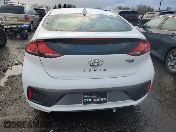 2020 Hyundai Ioniq Blue with VIN KMHC65LC5LU234609, listed as a Copart auction lot 86189074 with 71,220 mi miles and Salvage title. Bid and sale history available at DreamBid. Image 6.