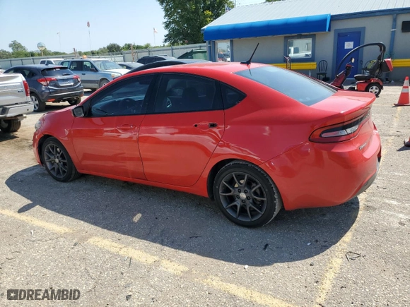 2016 Dodge Dart SE with VIN 1C3CDFAA9GD712364, listed as a Copart auction lot 70928754 with 167,985 mi miles and Salvage Title. Bid and sale history available at carsss.com. Image 2.