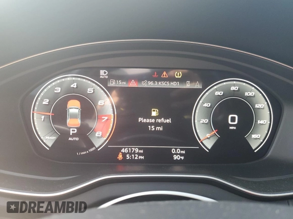 2021 Audi Q5 Sportback Premium Plus with VIN WA15AAFY7M2093321, listed as a Copart auction lot 52825995 with 46,179 mi miles and Clean title. Bid and sale history available at DreamBid. Image 9.