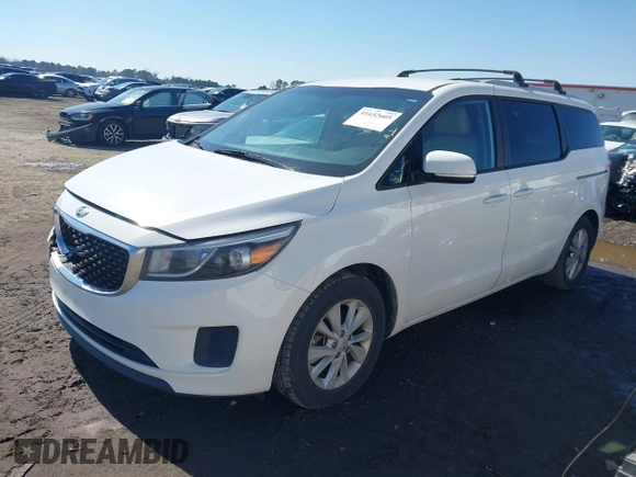 2016 Kia Sedona LX with VIN KNDMB5C17G6087920, listed as a IAAI auction lot 41652605 with 159,274 mi miles. Bid and sale history available at carsss.com. Image 17.