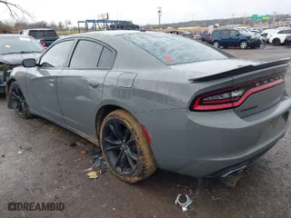 2018 Dodge Charger SXT with VIN 2C3CDXBG8JH284466, listed as a IAAI auction lot 41185332 with 178,968 mi miles. Bid and sale history available at carsss.com. Image 3.