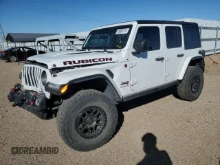 2023 Jeep Wrangler Rubicon with VIN 1C4JJXFG8PW518377, listed as a Copart auction lot 46309175 with 29,033 mi miles and Salvage Title. Bid and sale history available at DreamBid. Image 1.