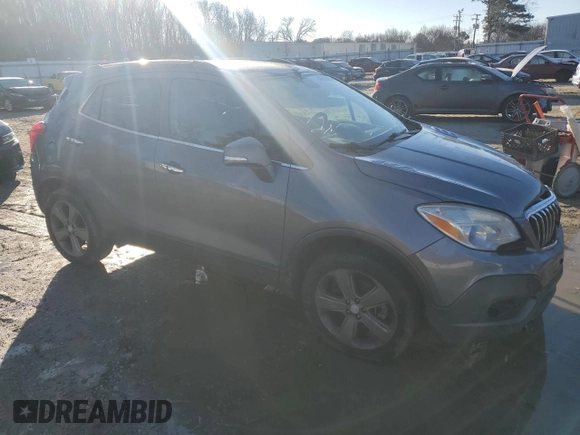 2014 Buick Encore with VIN KL4CJASB9EB595001, listed as a Copart auction lot 41593305 with 125,580 mi miles and Salvage Title. Bid and sale history available at carsss.com. Image 4.