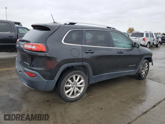 2016 Jeep Cherokee Limited with VIN 1C4PJLDB6GW362088, listed as a Copart auction lot 82059314 with 183,161 mi miles and Clean Title. Bid and sale history available at carsss.com. Image 3.