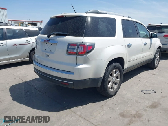 2015 GMC Acadia SLE with VIN 1GKKRNED3FJ302512, listed as a IAAI auction lot 41830757 with 110,102 mi miles and . Bid and sale history available at DreamBid. Image 4.