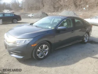 2018 Honda Civic Sedan LX with VIN 2HGFC2F52JH609654, listed as a Copart auction lot 48760045 with 58,363 mi miles and Salvage Title. Bid and sale history available at carsss.com. Image 1.