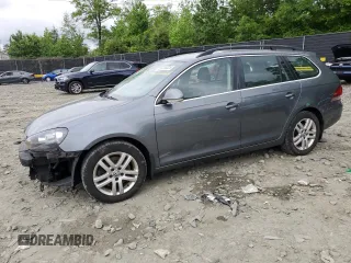 2014 Volkswagen Jetta TDI w/Sunroof & Nav with VIN 3VWPL7AJ2EM622140, listed as a Copart auction lot 56413225 with 166,546 mi miles and Salvage title. Bid and sale history available at DreamBid. Image 1.
